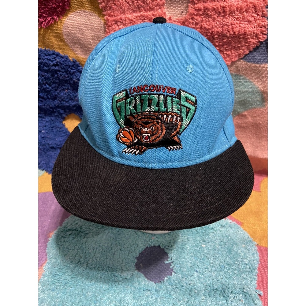 Vancouver Grizzlies Blue & Black Snapback Hat